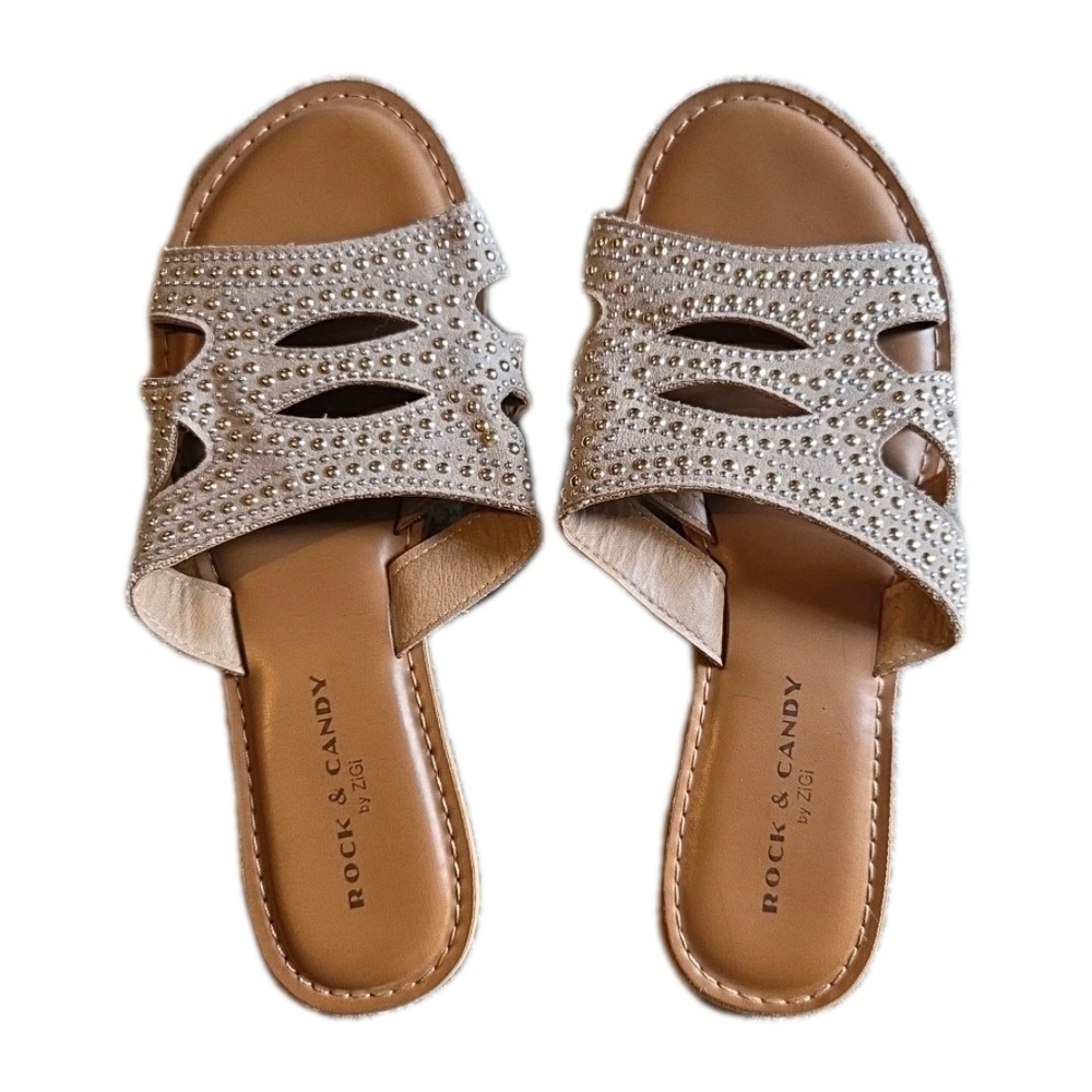 Rock & Candy Women's Tan Sandals